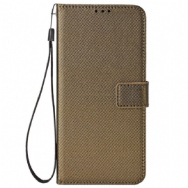 Kožený Kryt Poco C75 Punčíky S Popruhem