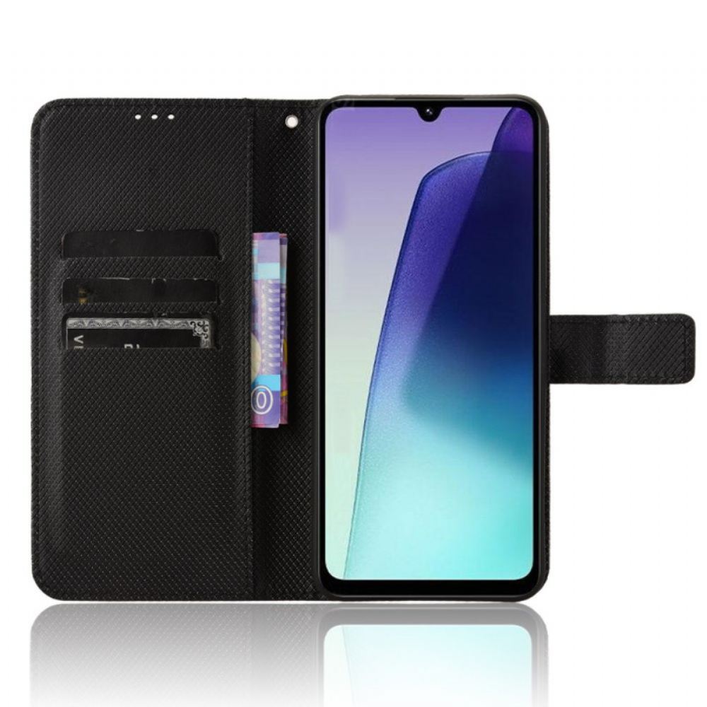 Kožený Kryt Poco C75 Punčíky S Popruhem