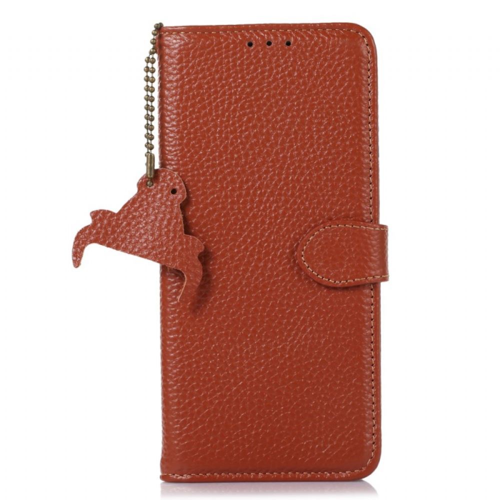 Kožený Kryt Poco C75 Rfid Blokování A Textura Liči