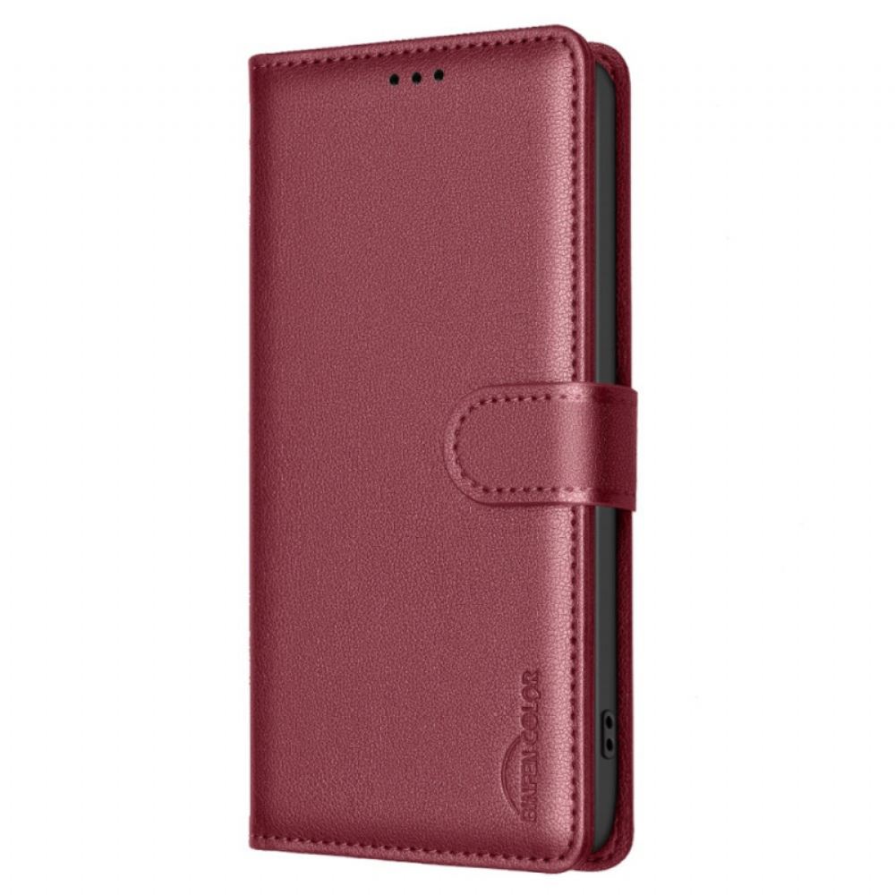 Kožený Kryt Poco C75 Rfid Blokování Barva Binfen