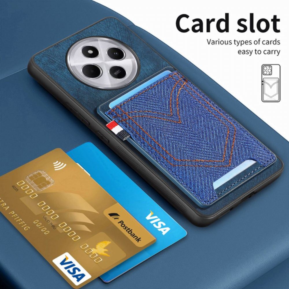 Kryt Na Poco C75 Džínový Držák Na Karty