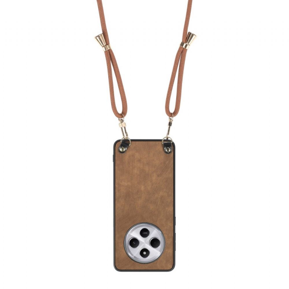 Kryt Na Poco C75 Retro Kožený Efekt