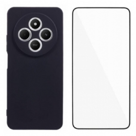 Kryt Na Poco C75 Silikon S Ochrannou Fólií Z Tvrzeného Skla