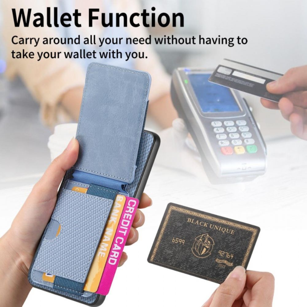 Kryt Poco C75 Kryty Na Mobil Držák Na Karty A Stojánek Z Uhlíkových Vláken