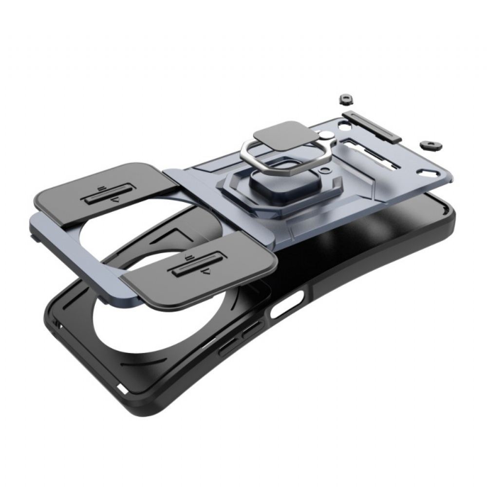 Kryt Poco C75 Odolné Pouzdro S Kroužkem A Posuvnou Ochranou Čočky