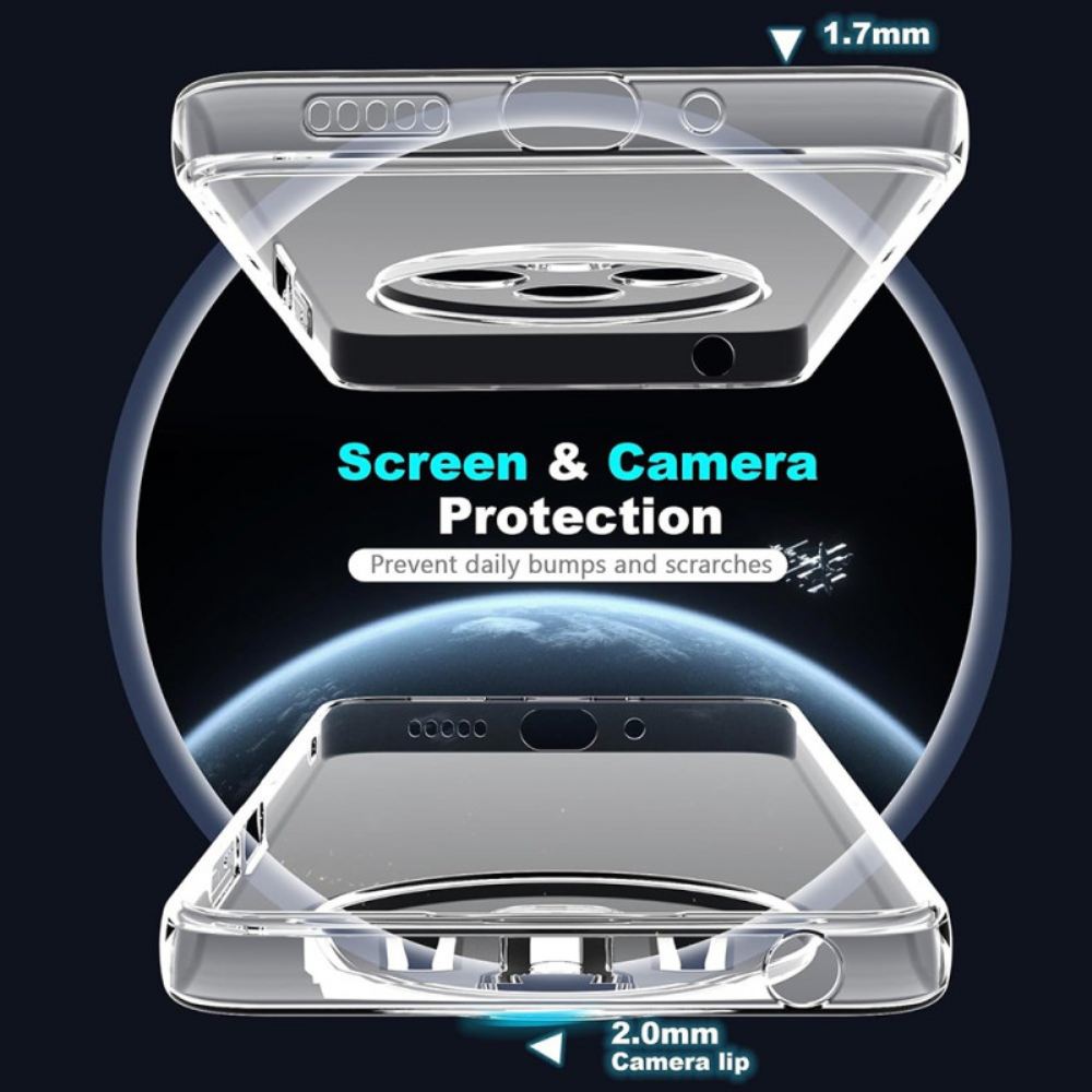 Kryt Poco C75 Průhledný S Ochranou Proti Otiskům Prstů