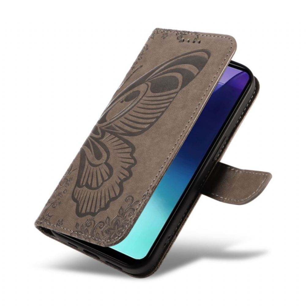 Peněženková Pouzdra Poco C75 Grafický Motýl