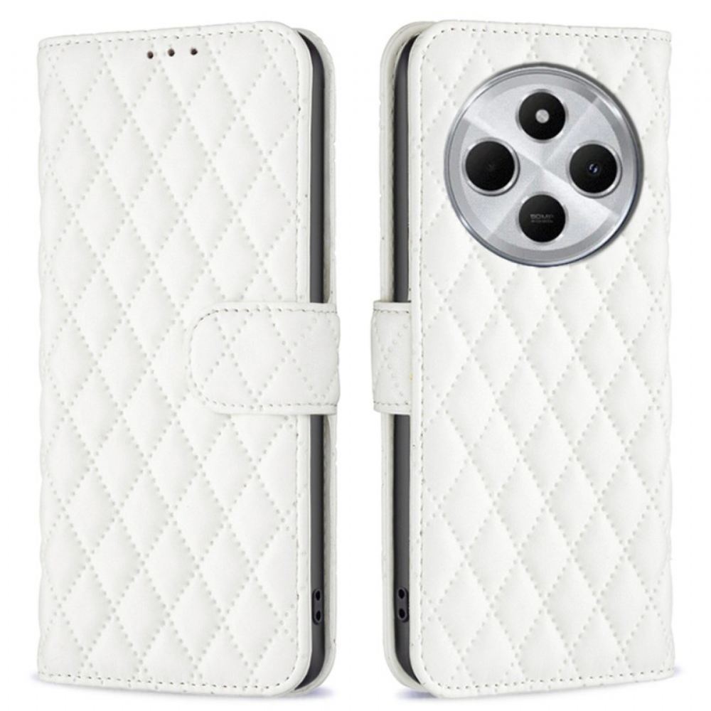 Peněženková Pouzdra Poco C75 Kryty Na Mobil Prošívaná Binfen Barva