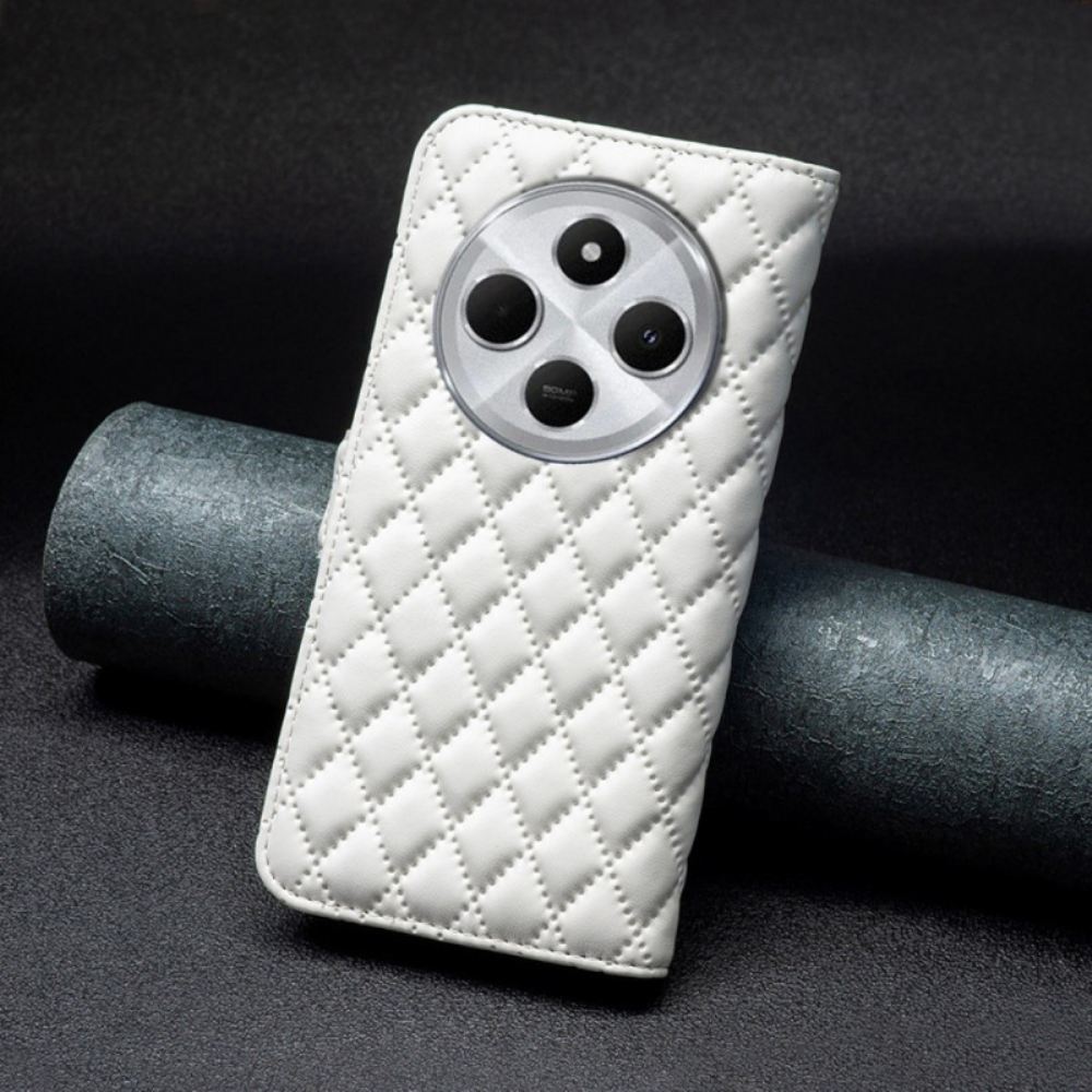 Peněženková Pouzdra Poco C75 Kryty Na Mobil Prošívaná Binfen Barva