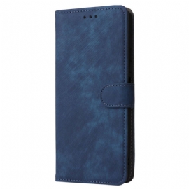 Peněženková Pouzdra Poco C75 Kryty Na Mobil Semišový Efekt Rfid Blokování S Popruhem