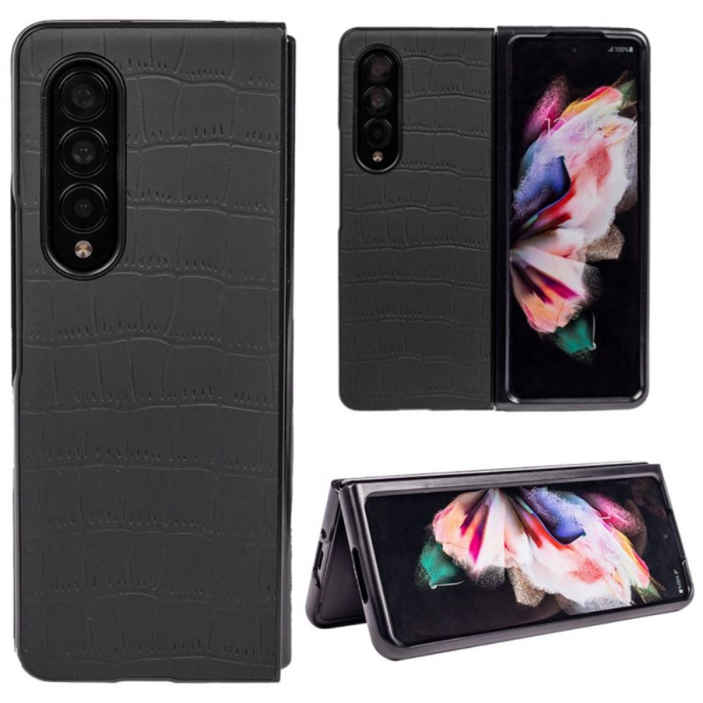 Kryt Na Samsung Galaxy Z Fold 4 Reliéfní Krokodýl