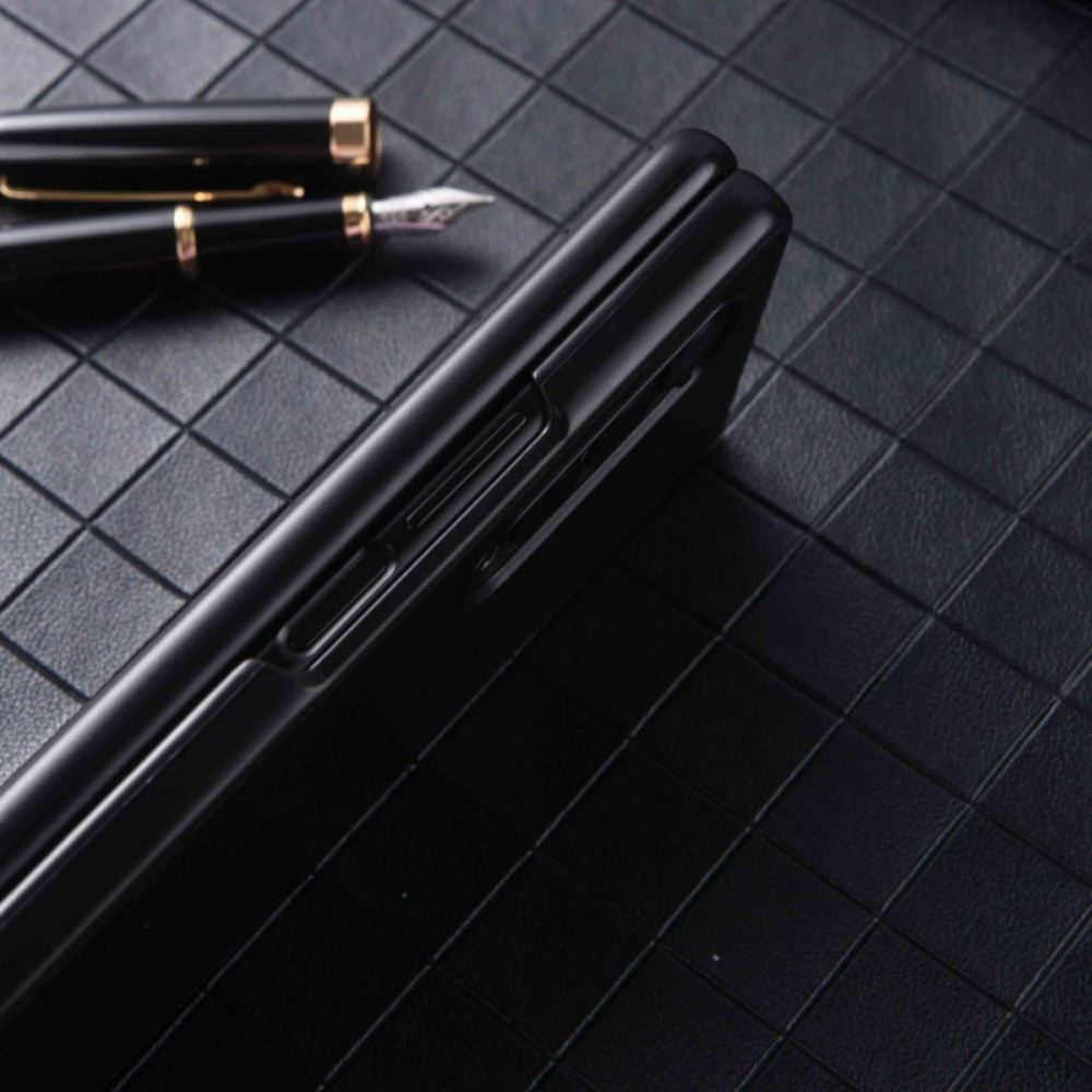 Kryty Na Mobil Na Samsung Galaxy Z Fold 4 Textura Umělé Kůže Z Nylonu