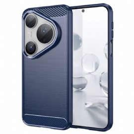 Kryt Huawei Pura 80 Pro Kartáčované Uhlíkové Vlákno