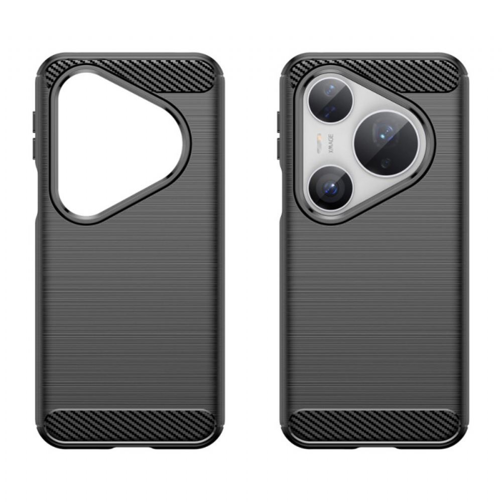 Kryt Huawei Pura 80 Pro Kartáčované Uhlíkové Vlákno