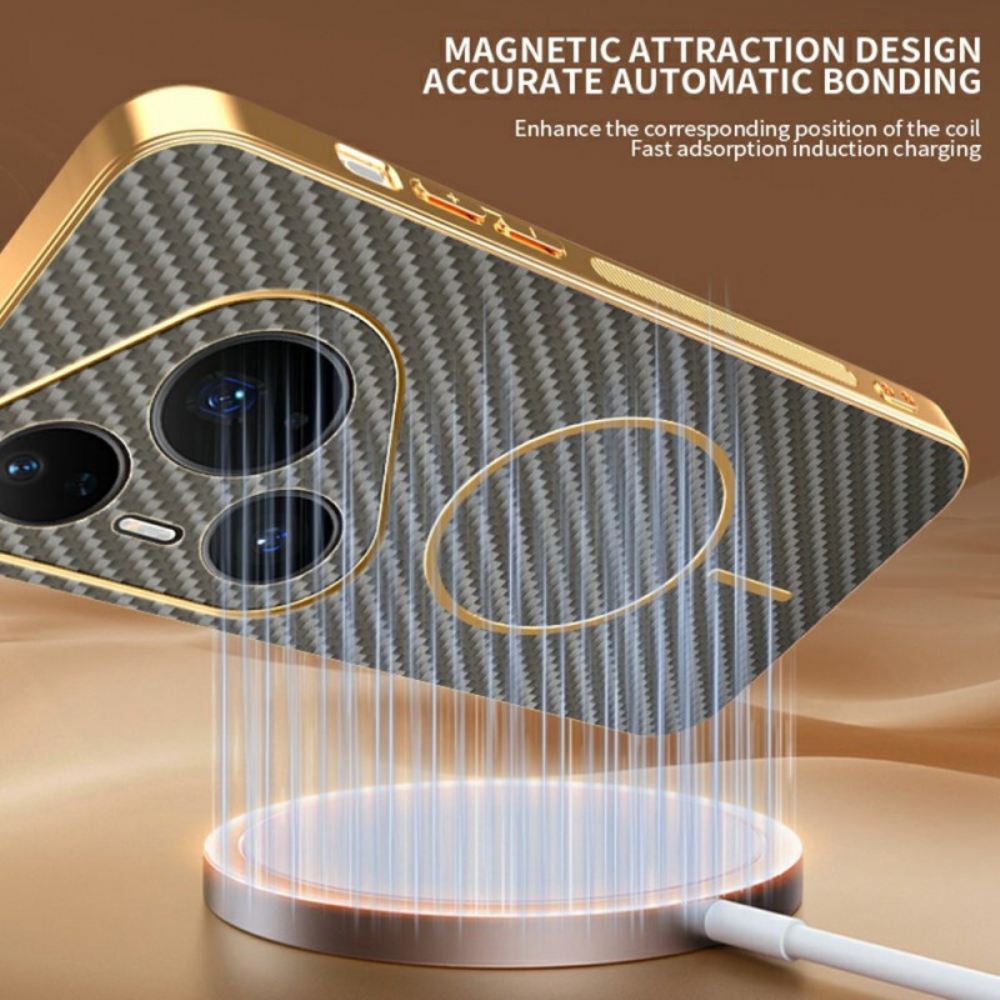 Kryt Huawei Pura 80 Pro Textura Z Uhlíkových Vláken