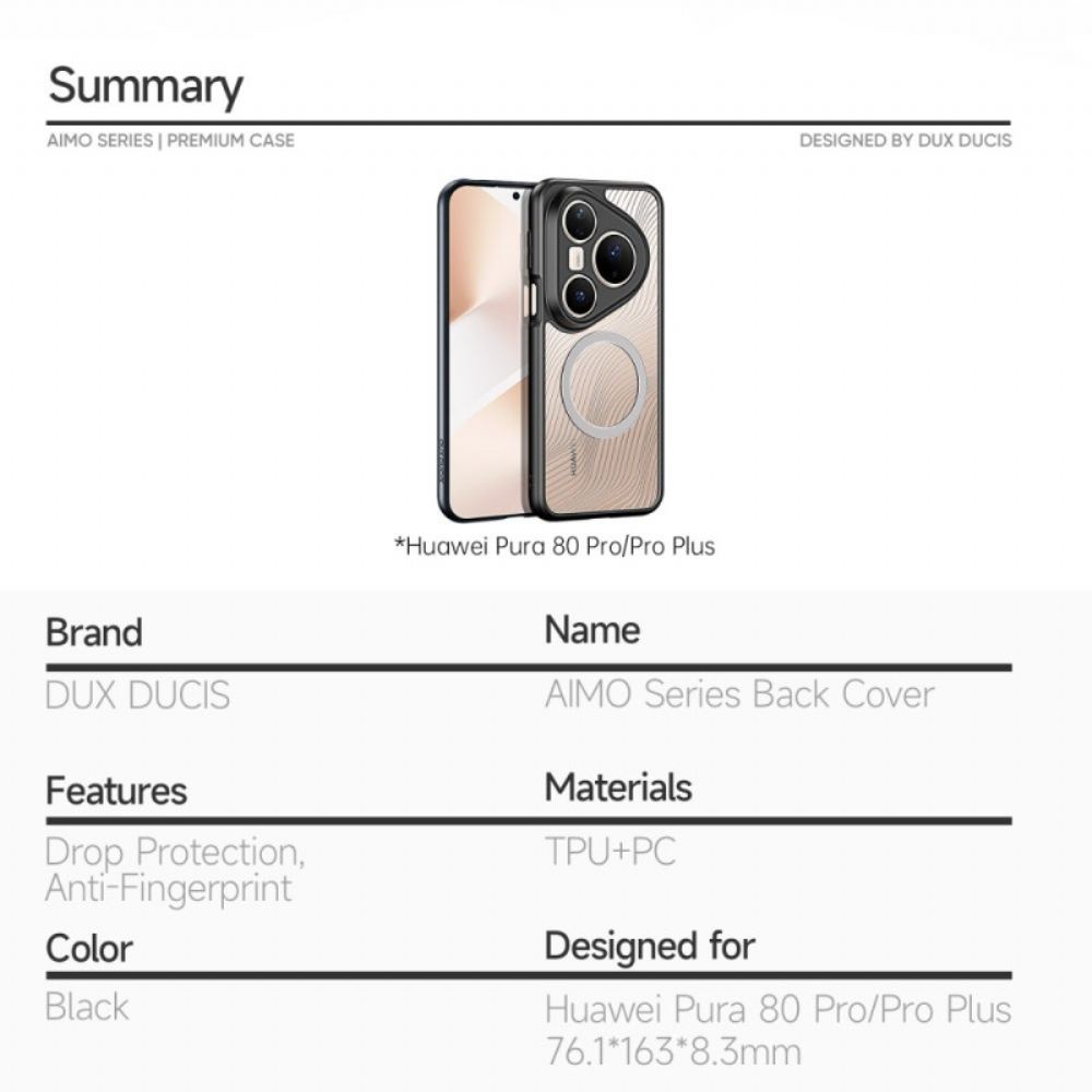 Kryt Na Huawei Pura 80 Pro Magsafe Aimo Series Dux Ducis