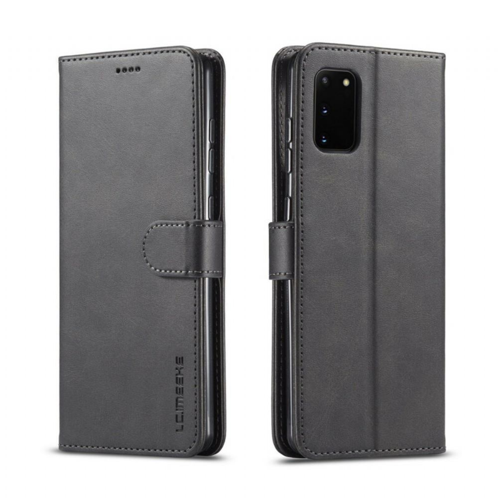 Flipové Pouzdro Na Samsung Galaxy A41 Kožený Efekt Lc.imeeke