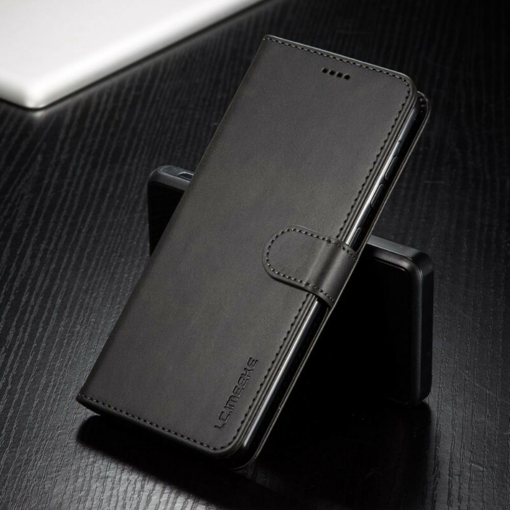 Flipové Pouzdro Na Samsung Galaxy A41 Kožený Efekt Lc.imeeke