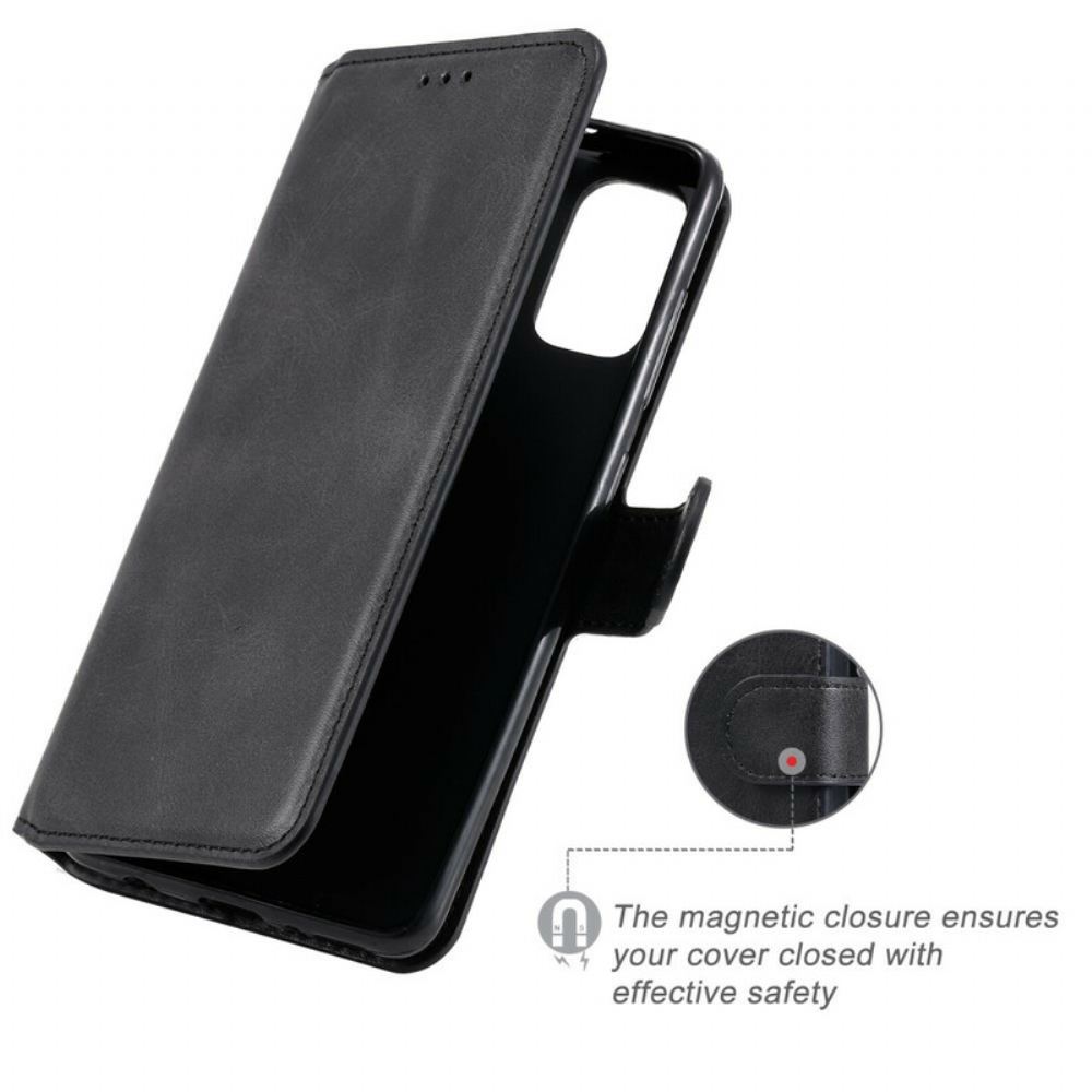 Kožené Pouzdro Na Samsung Galaxy A41 Barevný Kožený Efekt