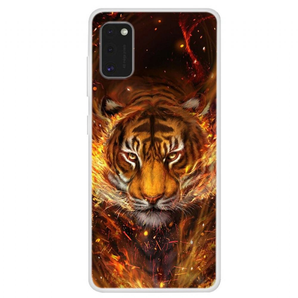 Kryt Na Samsung Galaxy A41 Ohnivý Tygr