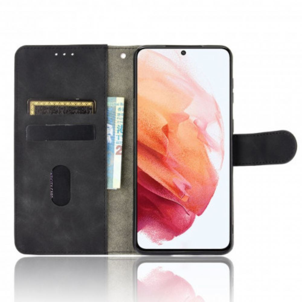Flipové Pouzdro Na Samsung Galaxy S21 5G Dotek Kůže