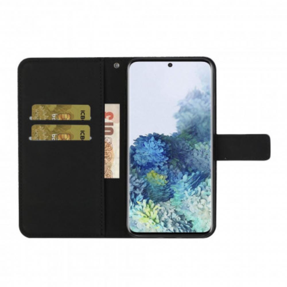 Flipové Pouzdro Na Samsung Galaxy S21 5G Gobelínový Vzor