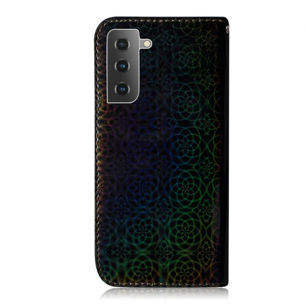 Flipové Pouzdro Na Samsung Galaxy S21 5G Čistá Barva