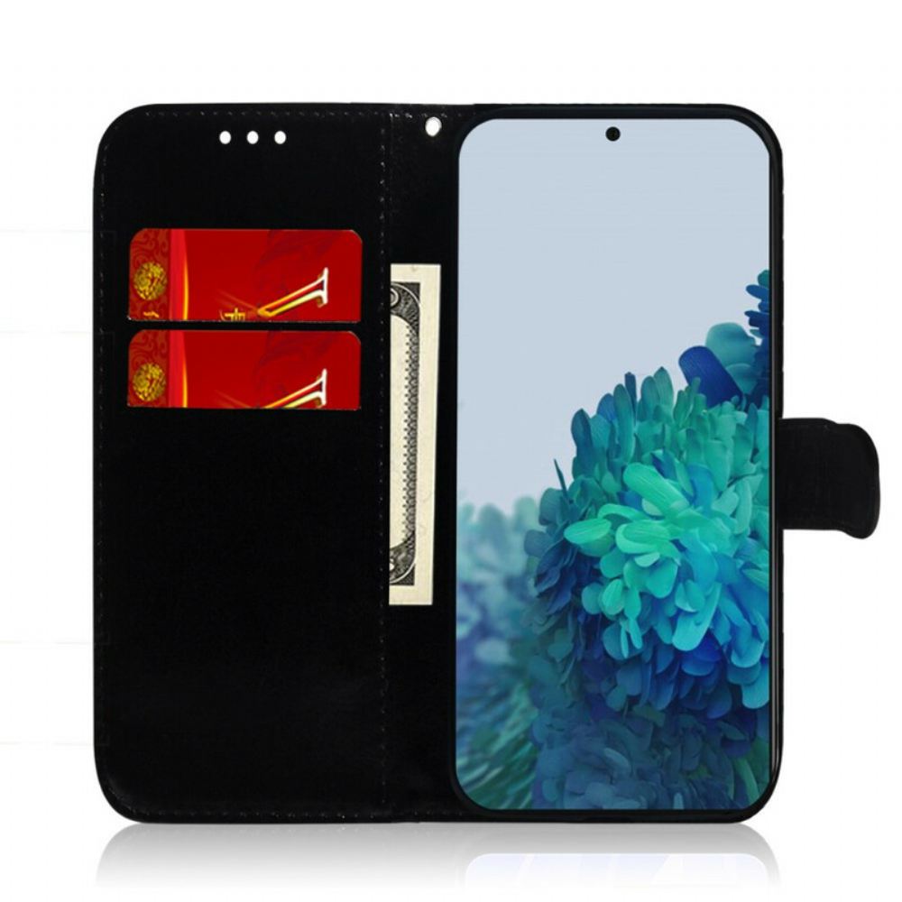 Flipové Pouzdro Na Samsung Galaxy S21 5G Čistá Barva