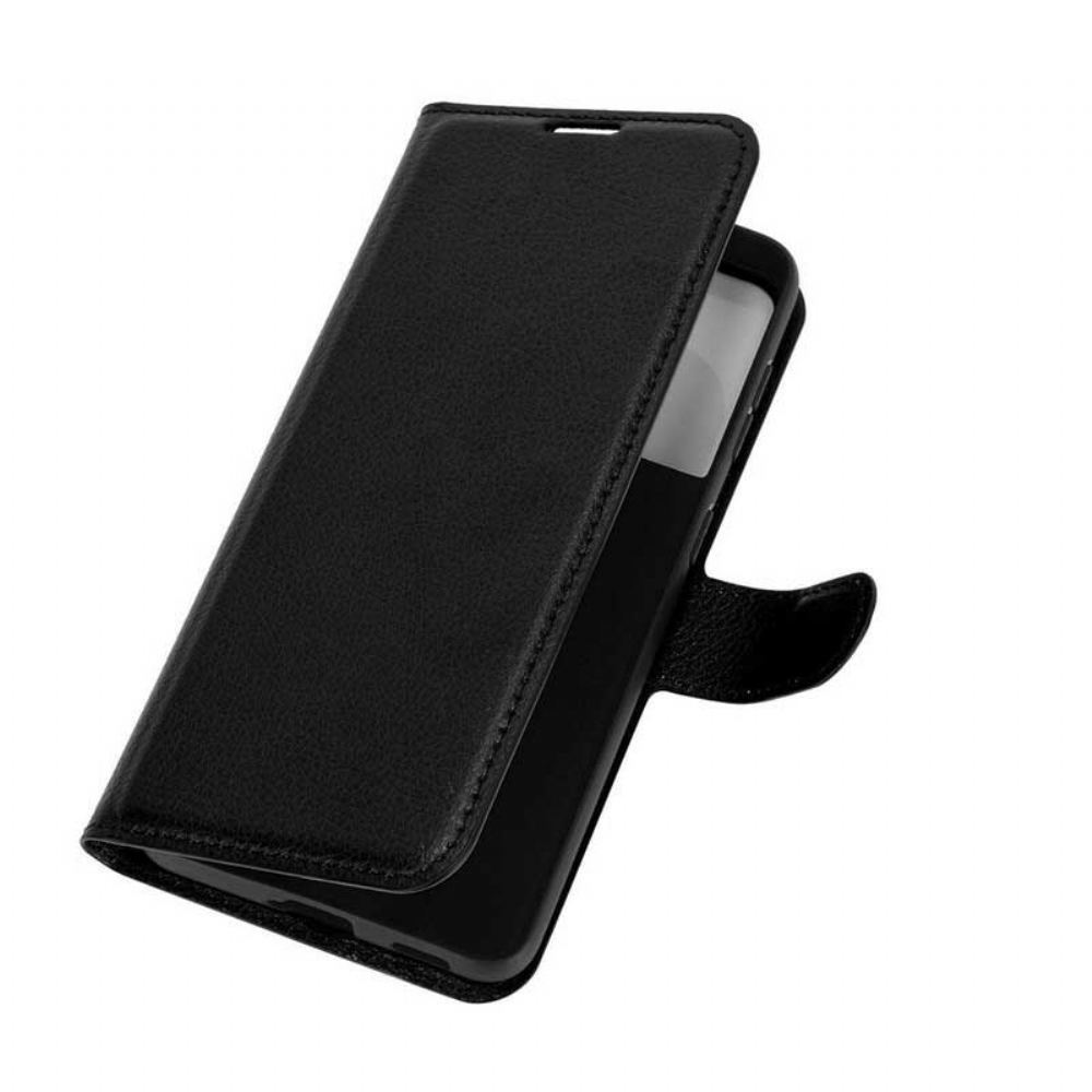 Kožené Pouzdro Na Samsung Galaxy S21 5G Klasická Umělá Kůže Z Liči