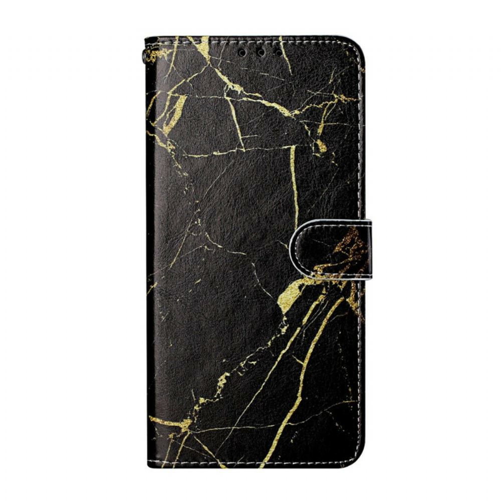 Kožené Pouzdro Na Samsung Galaxy S21 5G Mramor
