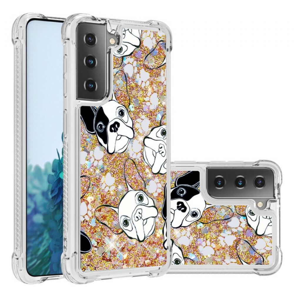 Kryt Na Samsung Galaxy S21 5G Pan Psí Třpyt