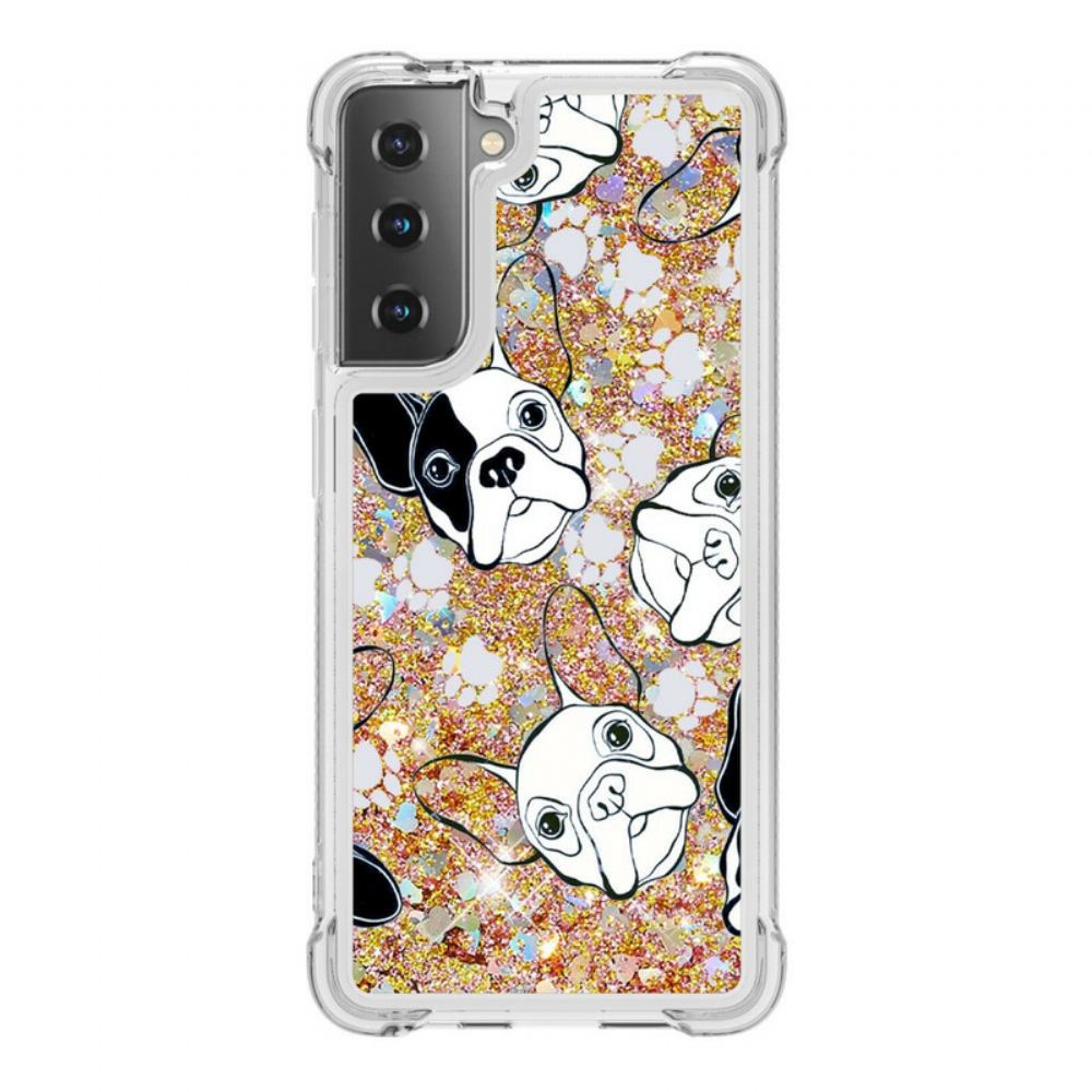 Kryt Na Samsung Galaxy S21 5G Pan Psí Třpyt