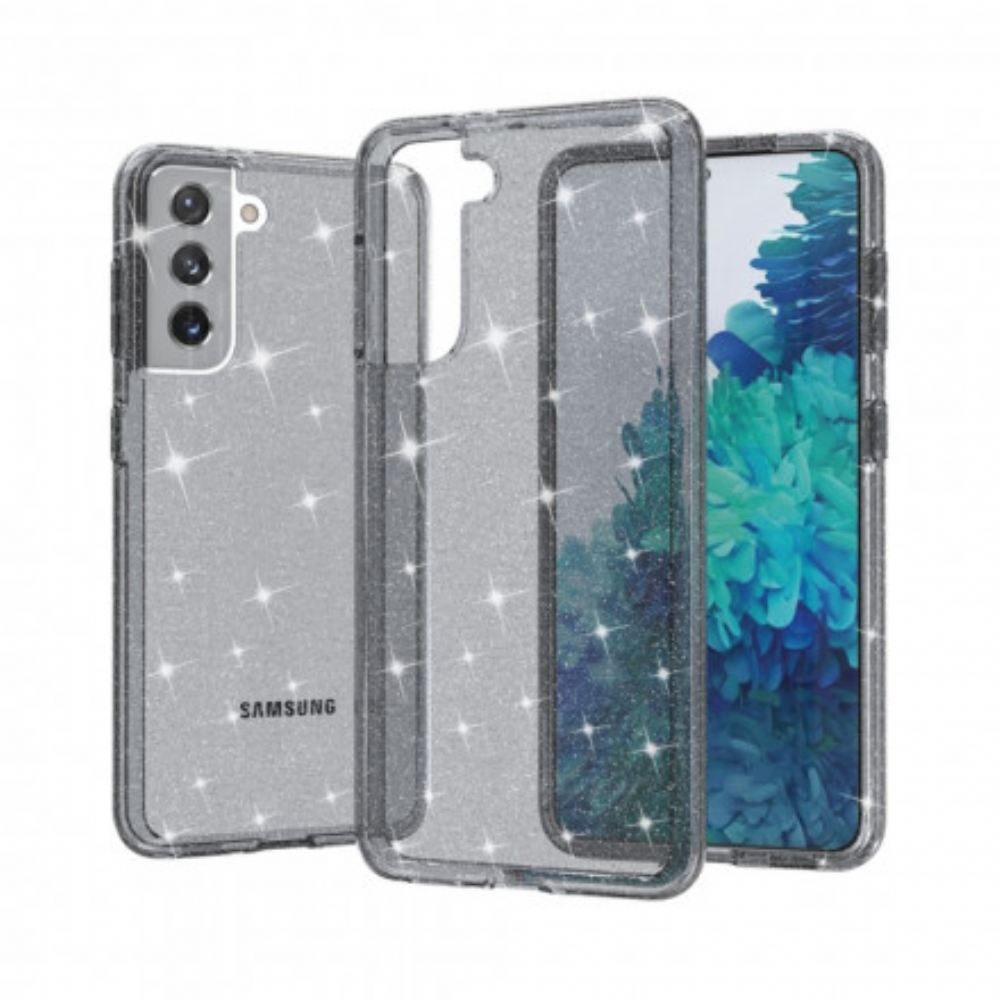 Kryt Na Samsung Galaxy S21 5G Průhledné Flitry