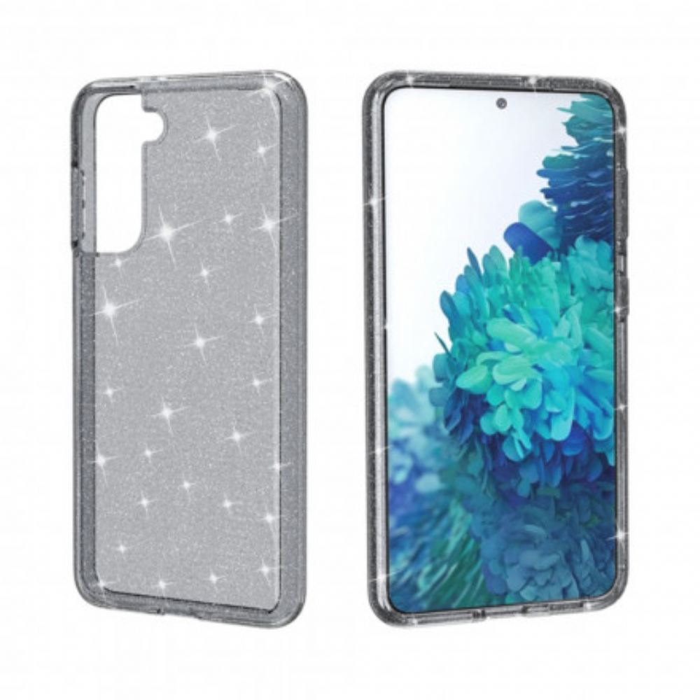 Kryt Na Samsung Galaxy S21 5G Průhledné Flitry