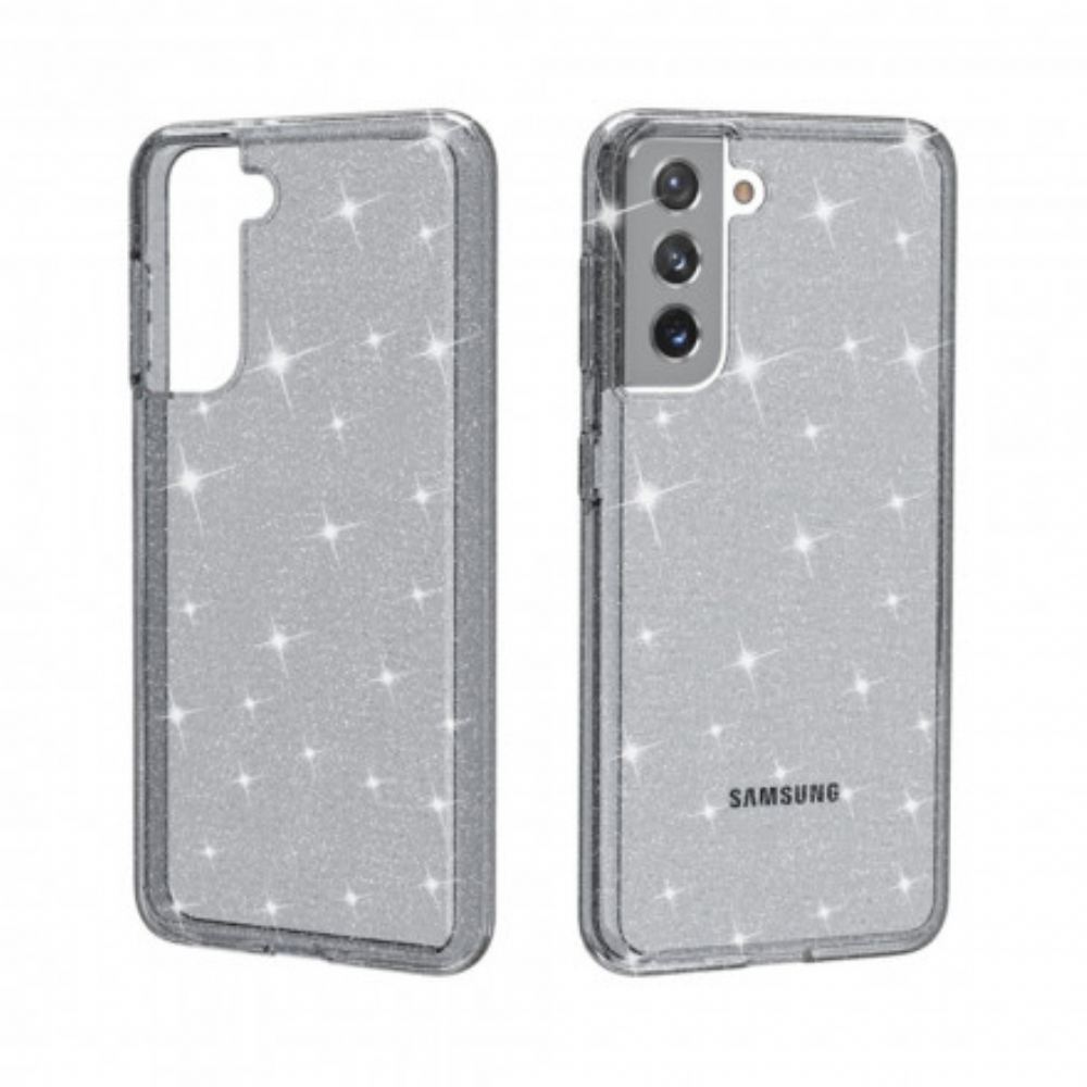 Kryt Na Samsung Galaxy S21 5G Průhledné Flitry
