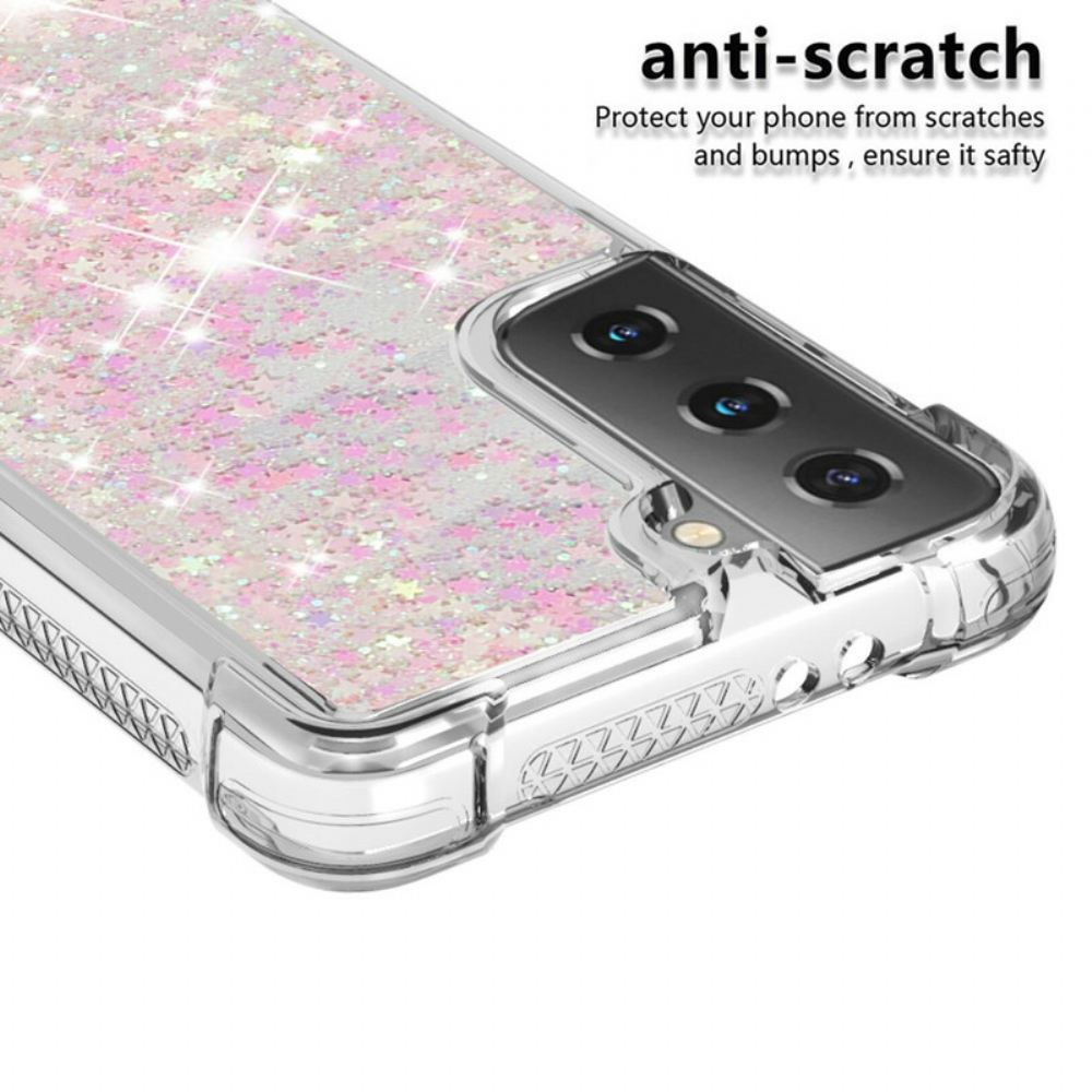 Kryt Na Samsung Galaxy S21 5G Touhy Po Flitrech