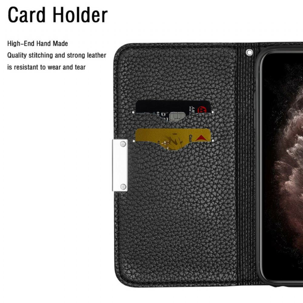 Kryty Na Mobil Na Samsung Galaxy S21 5G Flipové Pouzdro Umělá Kůže Litchi Ultra Chic