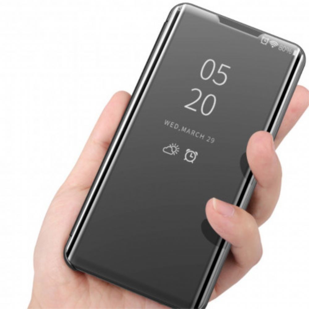 Kryty Na Mobil Na Samsung Galaxy S21 5G Flipové Pouzdro Zrcadlo