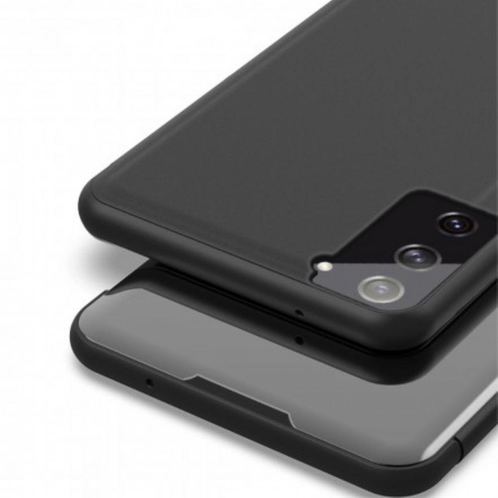 Kryty Na Mobil Na Samsung Galaxy S21 5G Flipové Pouzdro Zrcadlo