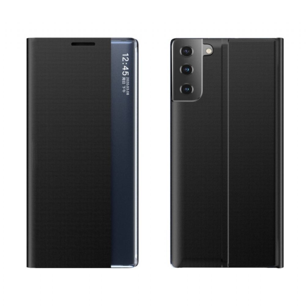 Kryty Na Mobil Na Samsung Galaxy S21 5G Texturovaná Umělá Kůže