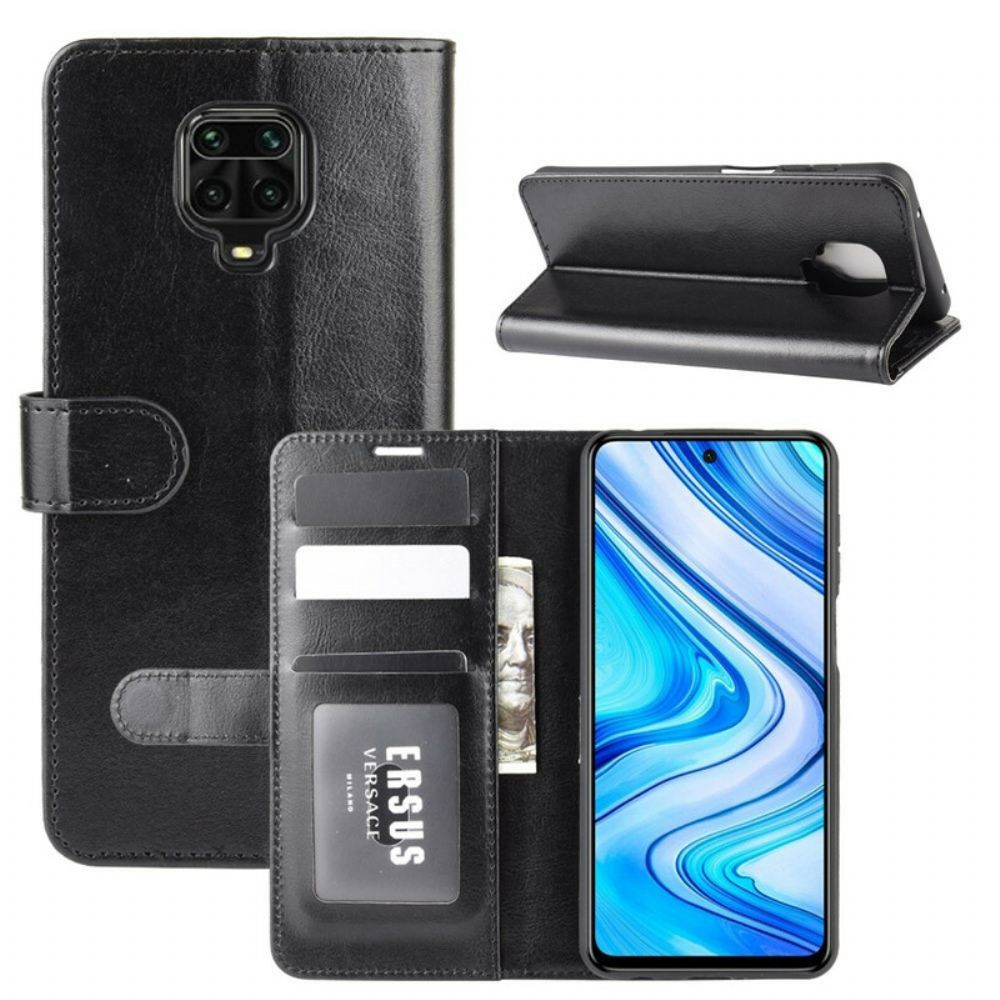 Flipové Pouzdro Na Xiaomi Redmi Note 9S / Note 9 Pro Klasický Kožený Efekt