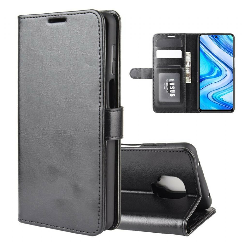 Flipové Pouzdro Na Xiaomi Redmi Note 9S / Note 9 Pro Klasický Kožený Efekt