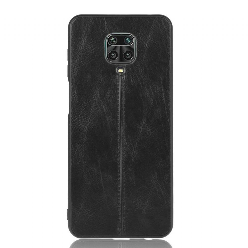 Kryt Na Xiaomi Redmi Note 9S / Note 9 Pro Efekt Švu Z Kůže