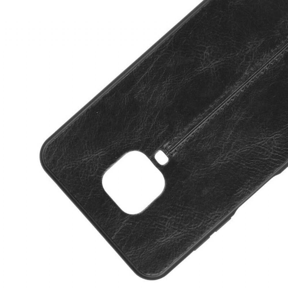 Kryt Na Xiaomi Redmi Note 9S / Note 9 Pro Efekt Švu Z Kůže
