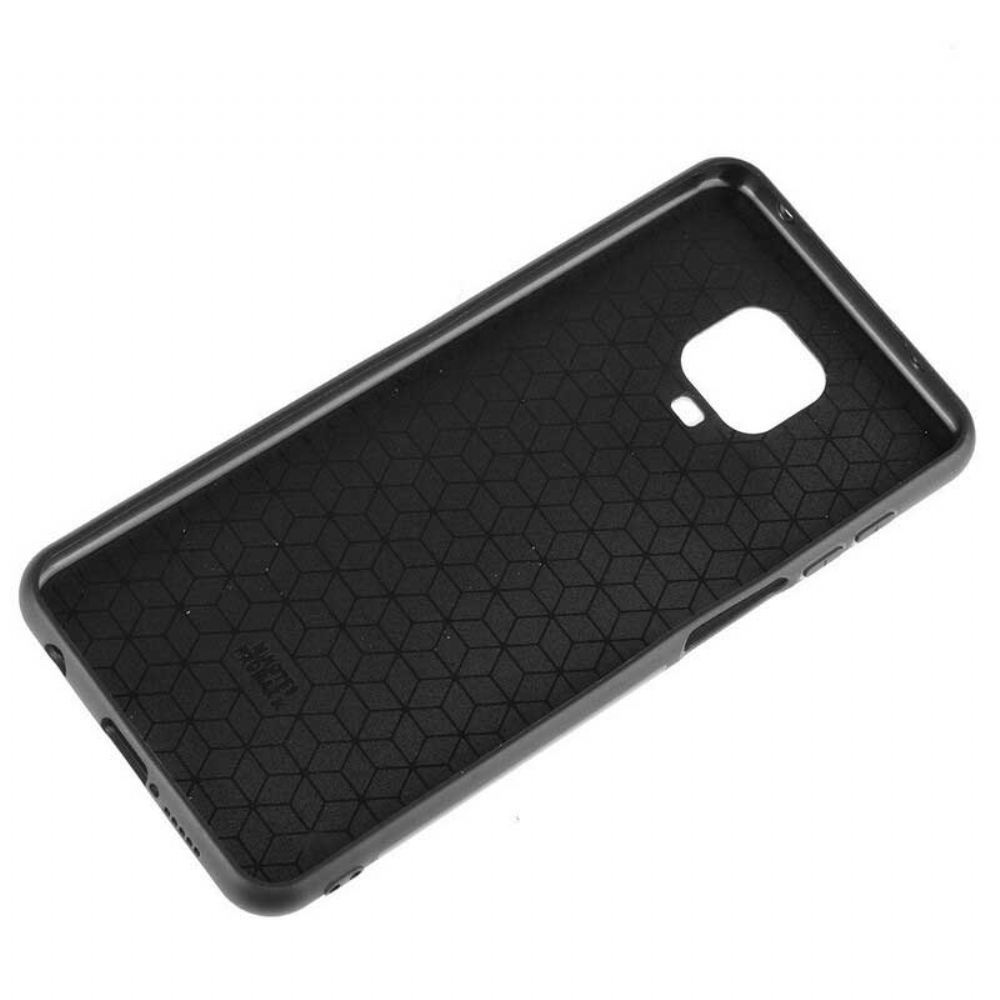 Kryt Na Xiaomi Redmi Note 9S / Note 9 Pro Efekt Švu Z Kůže
