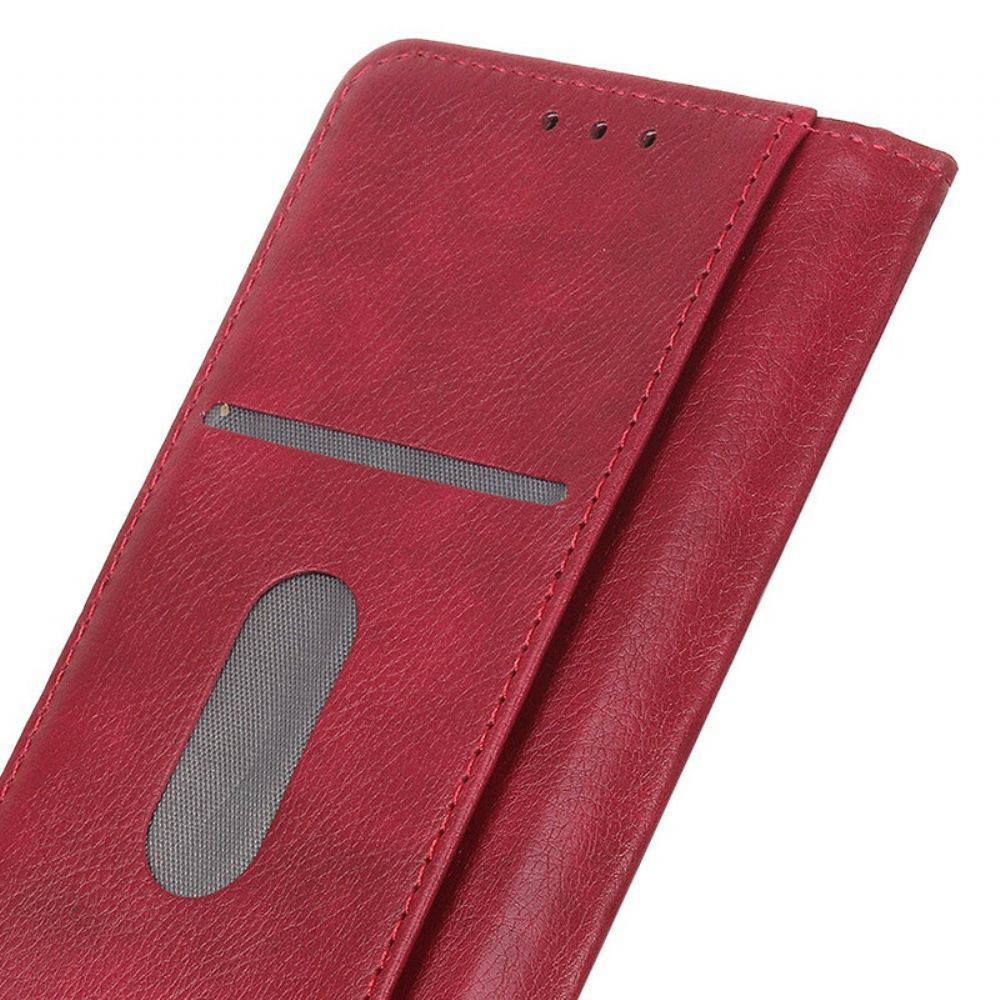 Kryty Na Mobil Na Xiaomi Redmi Note 9S / Note 9 Pro Flipové Pouzdro Elegance Štípaná Kůže