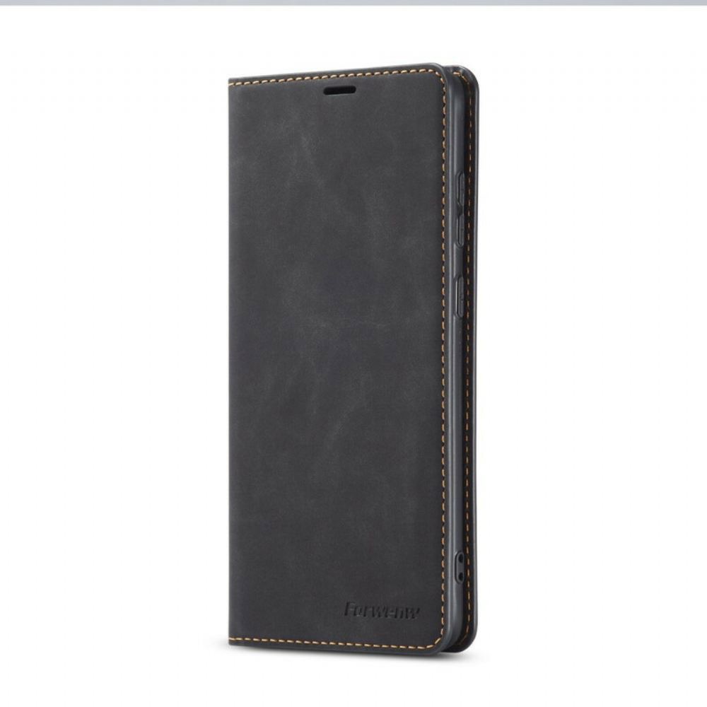 Kryty Na Mobil Na Xiaomi Redmi Note 9S / Note 9 Pro Flipové Pouzdro Kožený Efekt Forwenw