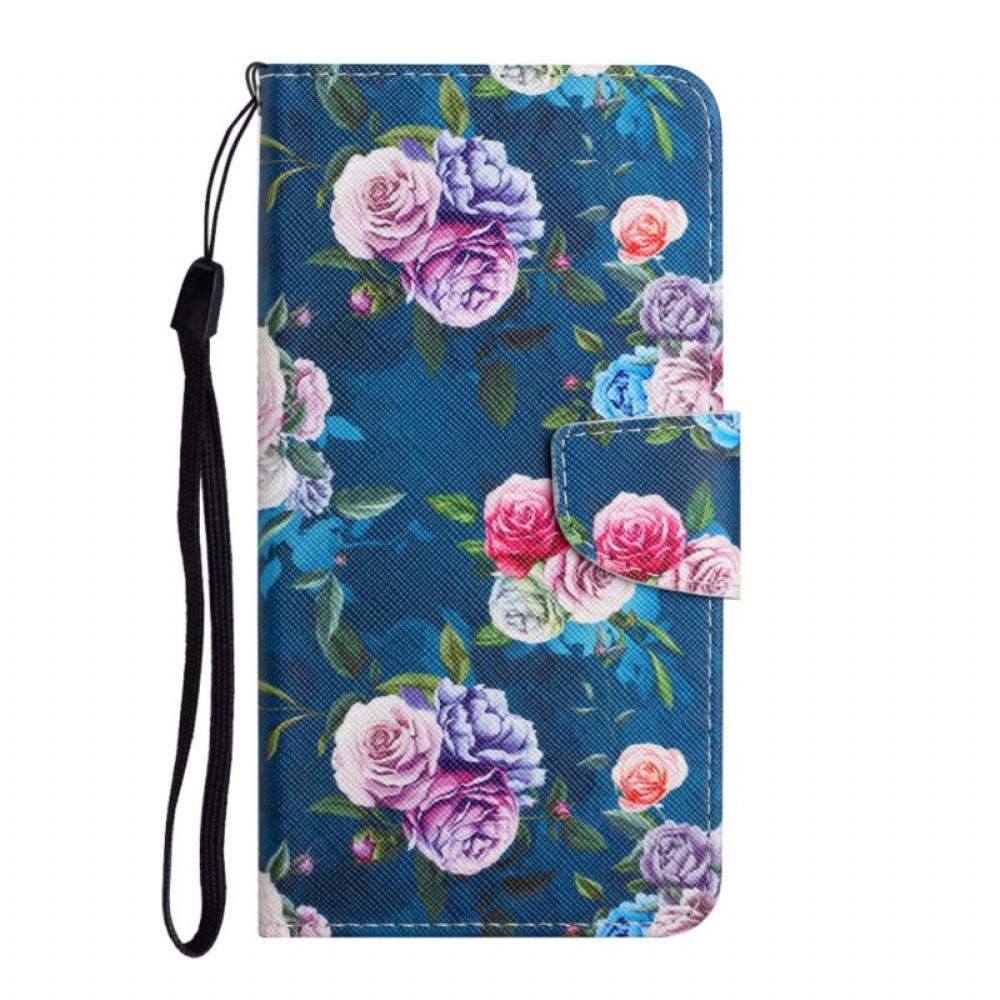 Flipové Pouzdro Na Poco M4 Pro 5G Liberty Royal Flowers