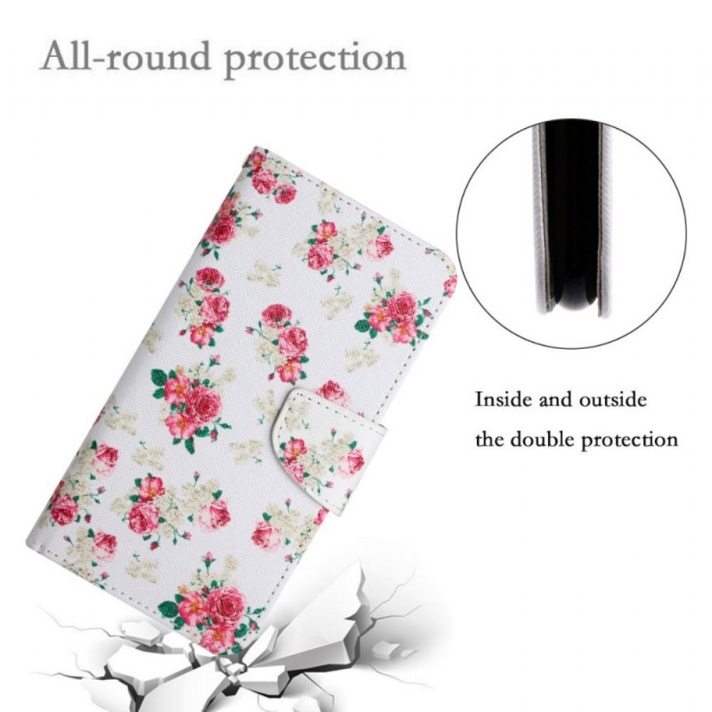 Flipové Pouzdro Na Poco M4 Pro 5G Liberty Royal Flowers