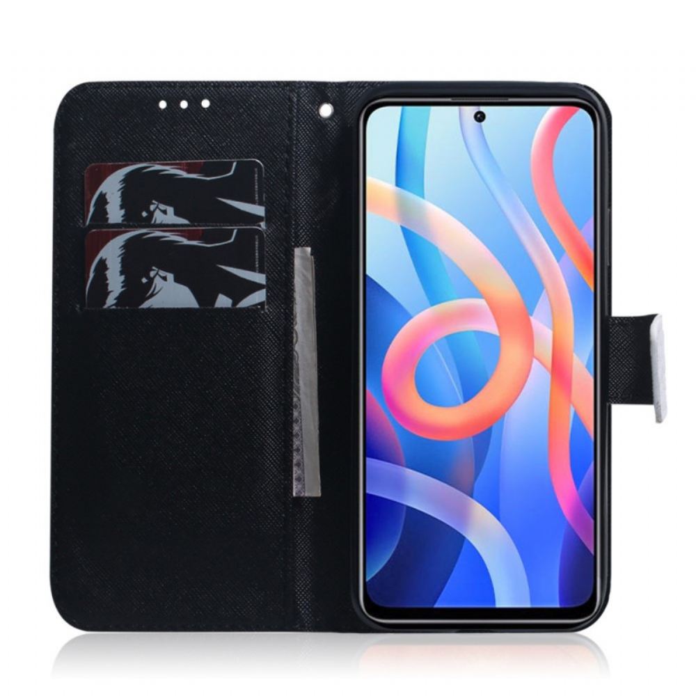 Flipové Pouzdro Na Poco M4 Pro 5G Pandí Tvář